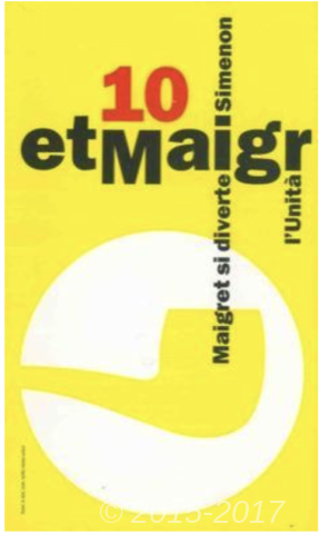 Copertina di Maigret si diverte 